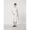 Cc Collect Round Neck Shirring Flare Dress C252mse032