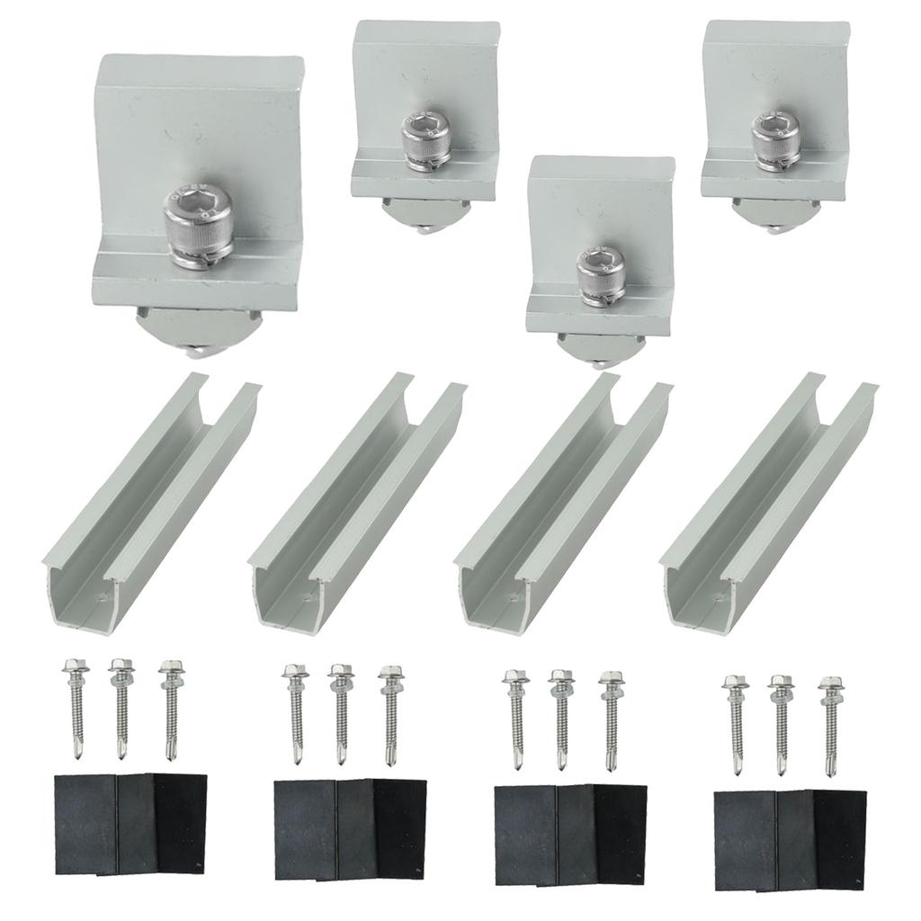 Clamp Rails Fastening Module Mounting PV Photovoltaic