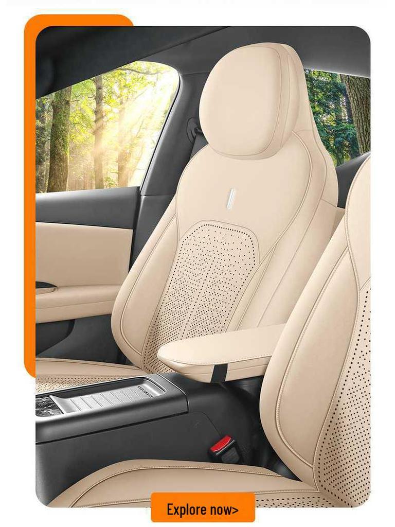 Lynk & Co Z20 Car Seat Cover: Full Coverage, Breathable, All-Season Flocking Cushion for 2025-2026 Models