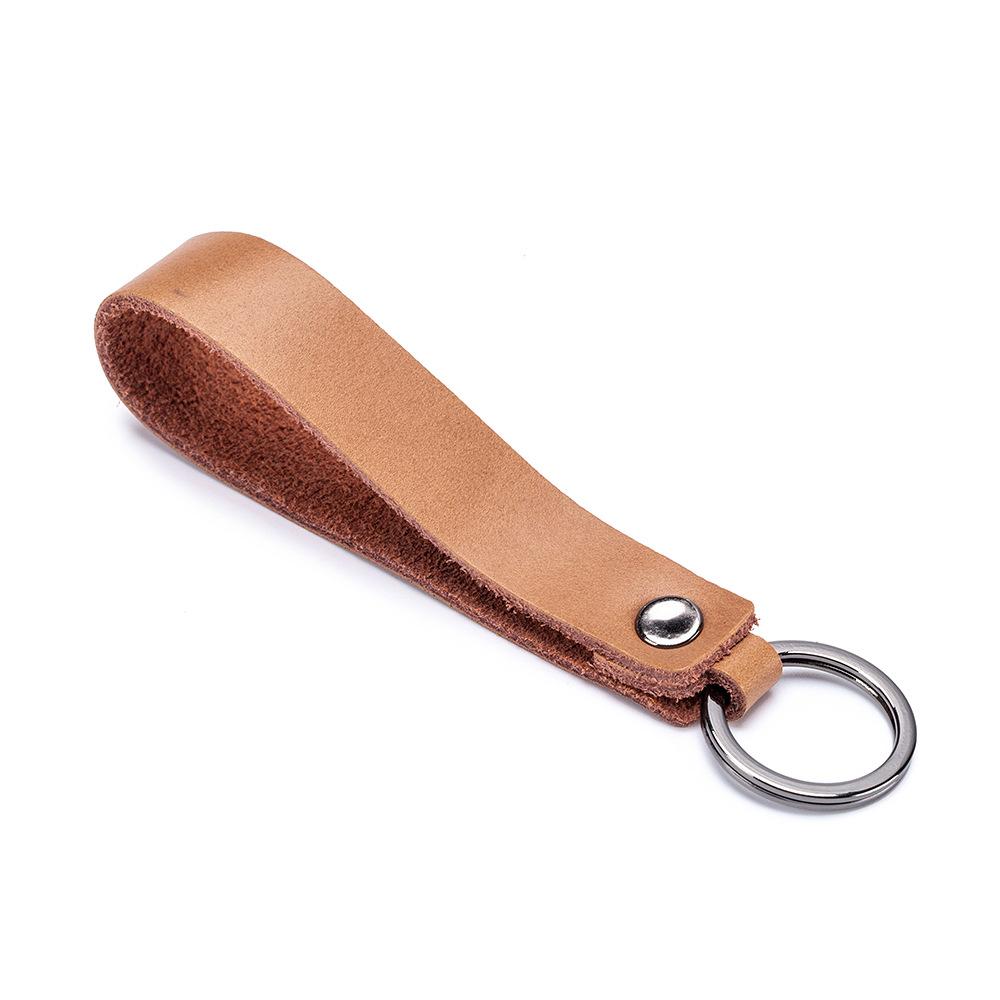 Car keychain key Car women's keychain, keychain, leather case, small gift, lanyard jewelry U disk lanyard