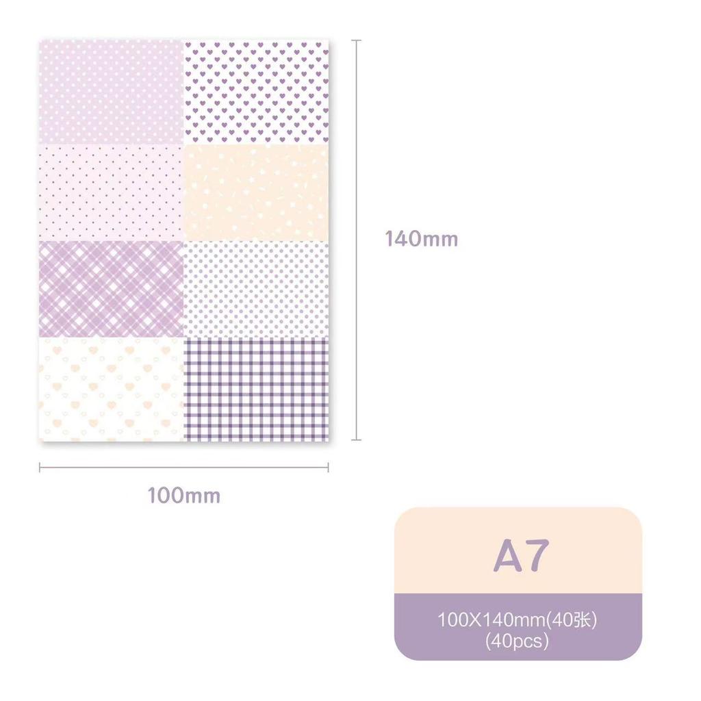 48Pc Mix Note New Cute Retro Korean Simple Note Pad Tearable Note Handbook Material Paper Ins Style Material Student Gift