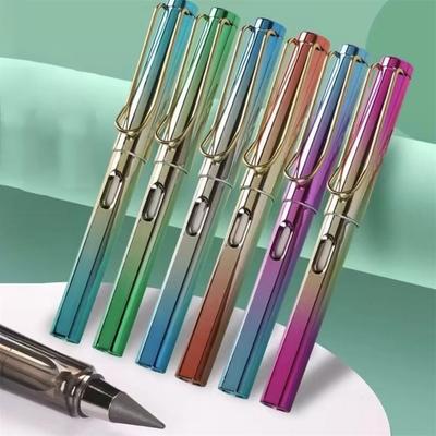 Crayon éternel sans fin avec gomme gratuite, pas besoin d'affûtage pour une écriture fluide, dessin, accessoires de papeterie scolaire et de bureau