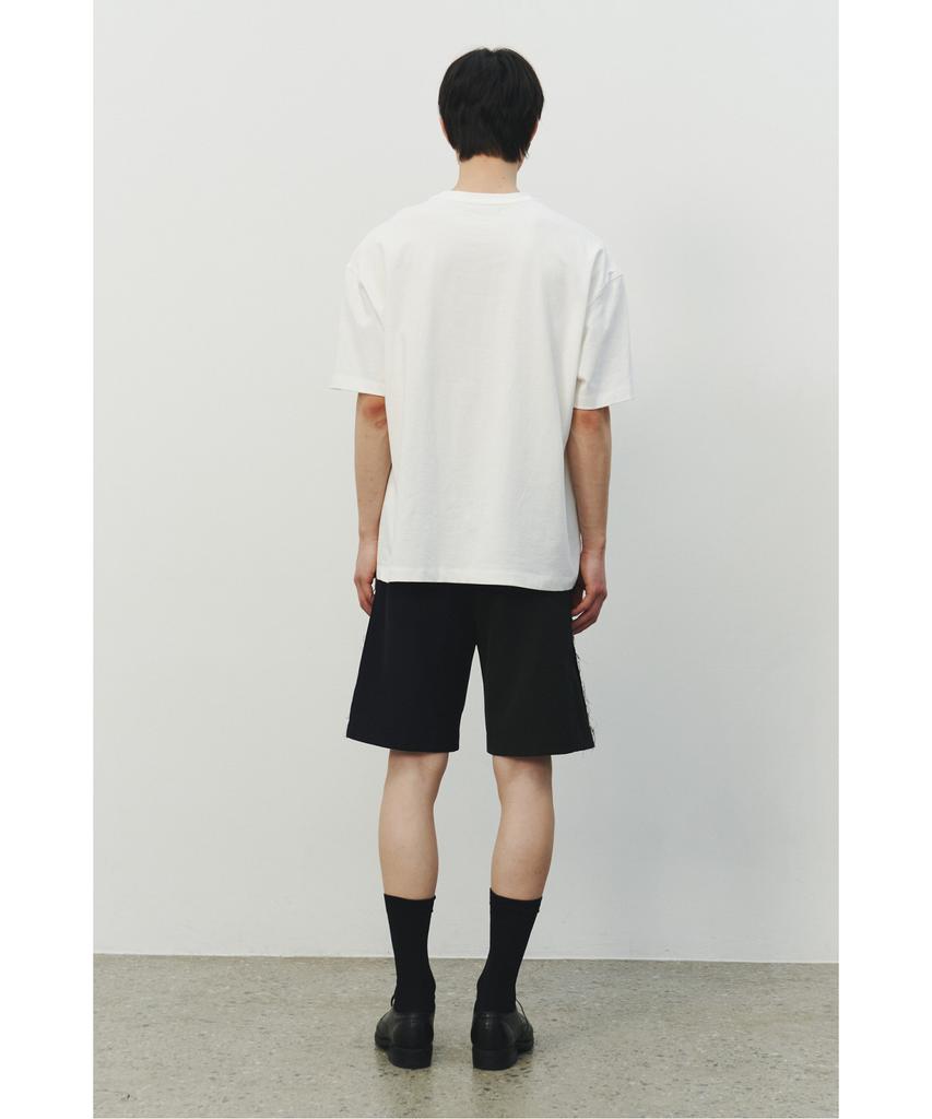 RECODE Sleeve Patch T-Shirt_Rktam25618Whx
