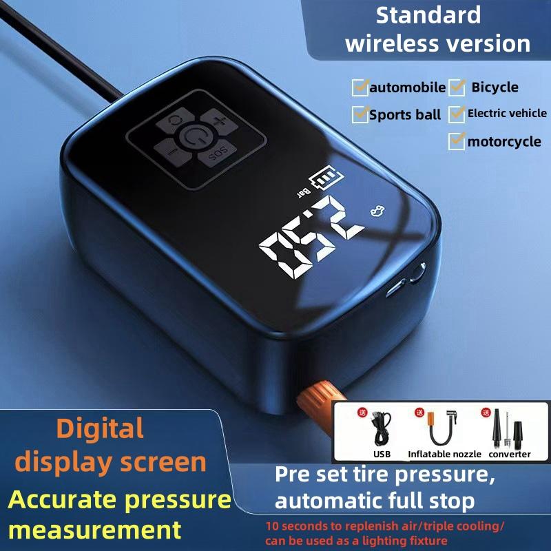 

Автомобильный беспроводной насос для накачивания шин, портативный воздушный насос, электрический малолитражный автомобиль, насос для накачивания шин