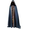 Halloween Death Cloak Loose Comfortable Hooded Death Robe Cloak Meidieval Cape Costume for Adult Cosplay Party Halloween