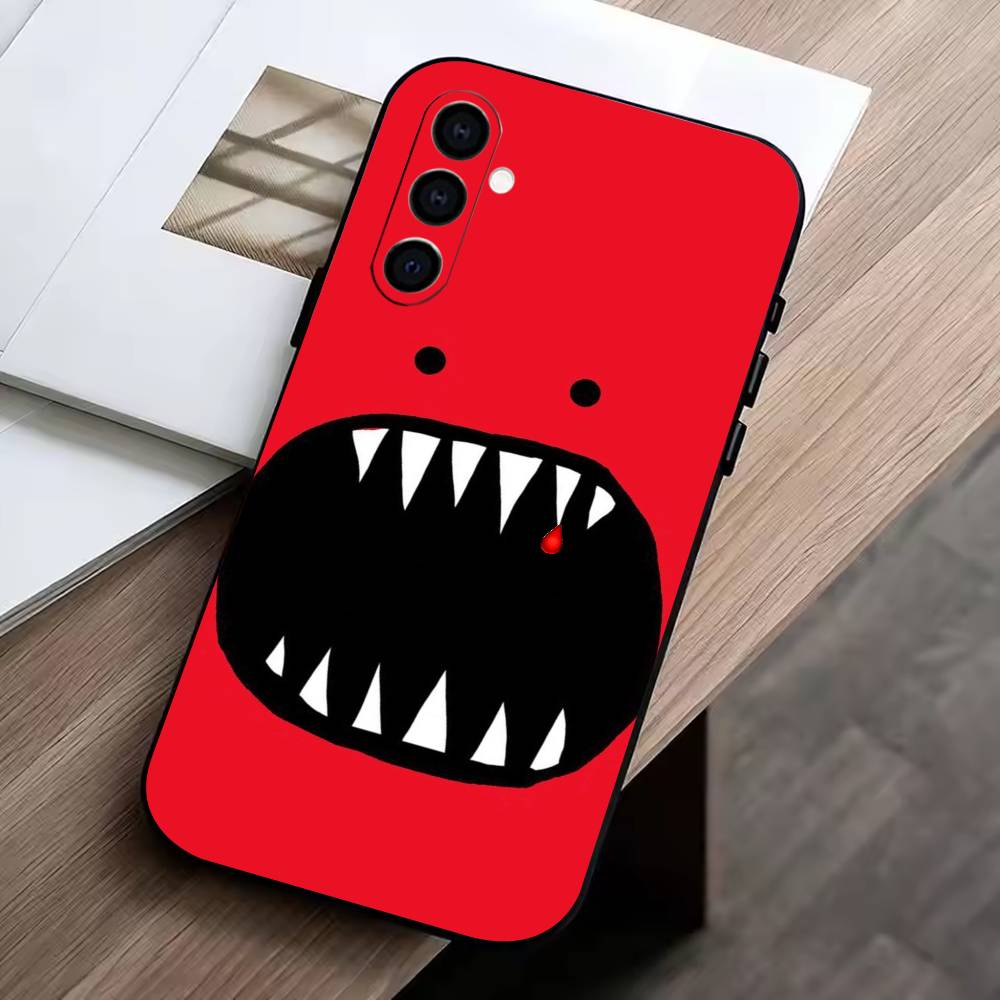 D- Funny Graffiti Phone Case For Samsung Galaxy A73,A72,A71,A70,A53,A52,A51,Others Soft Black Cover