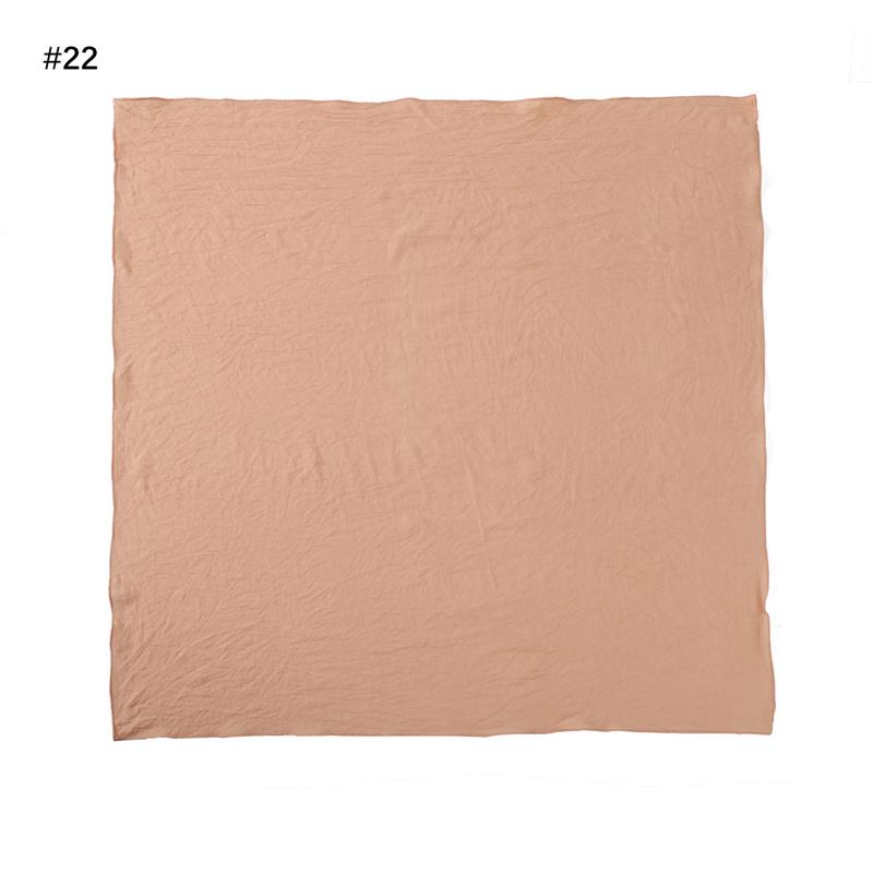 Ramadan Tinta Unita Quadrato 90cm Viscosa Hijab Sciarpa Donna Unicolore Musulmana Copricapo Sciarpe Musulman Fascia per Capelli Turbante Islamico Sjaal