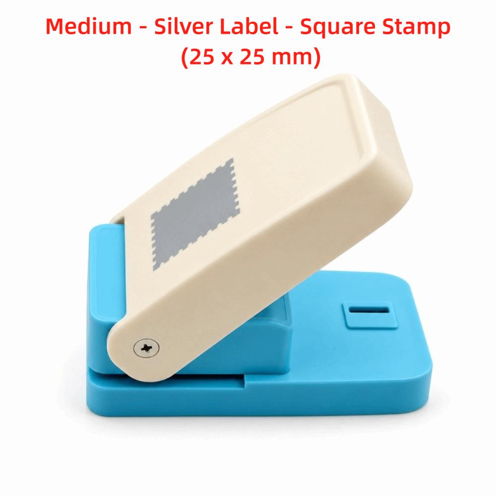 Rectangular Paper Punch Lever Action Embossing Punching Machine Postage Stamp Punch Card Making