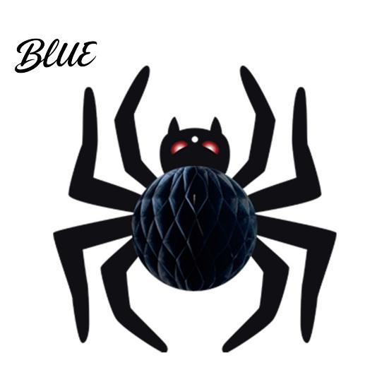 Indoor Hanging Props Halloween Honeycomb Ornament Pumpkin Spider Paper Party Atmosphere Supplies Decoration for Home Office Classroom Holiday