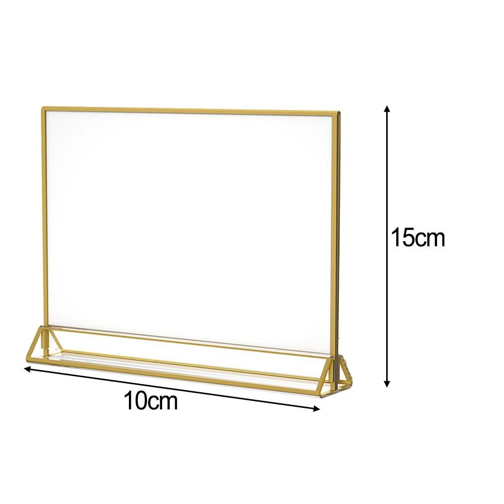 Präsentationsständer, doppelseitiges Acrylschild, einfach zu installieren