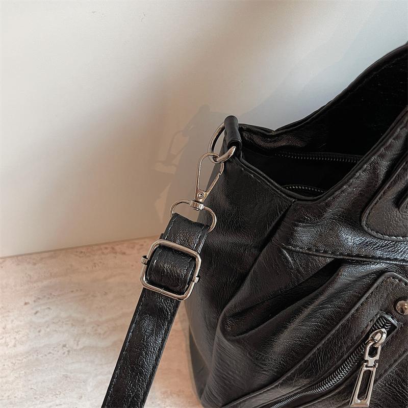 Vintage Women's Large Capacity Shoulder Bag Women's Portable Tote Bag