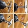 7Pcs Metal Cutting Disc Hss High Speed Steel Rotary Blade Wheel Discs Mandrel For Tools Wood Cutting Saw Dremel Cutter (3.175mm)