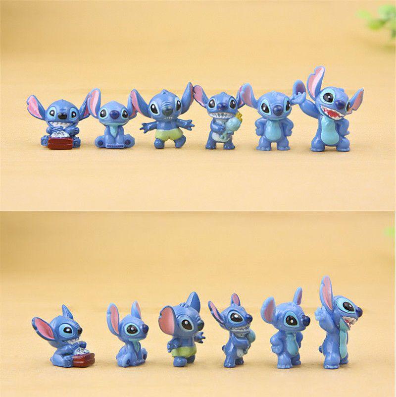 Disney Lilo Stitch 12 Pcs Action Figures Collection Set Adorable Ornament For Kids And Fans Of The Cartoon!