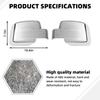 Chrome Side Mirror Covers Shell Trim Decoration for 2011-2016 Jeep Patriot