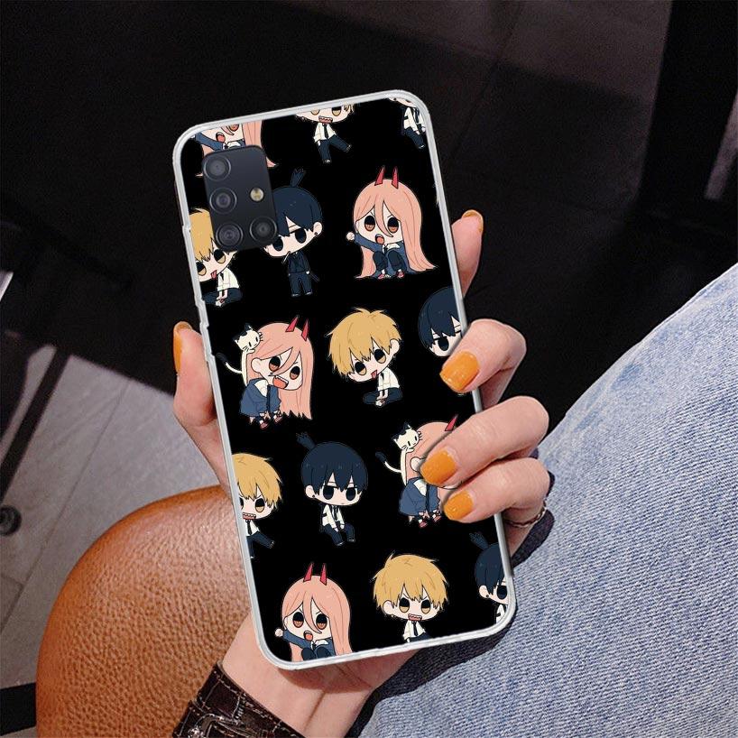 Chainsaw Cartoon Phone Case For Samsung Galaxy A52 A32 A22 A12 A51 A31 A50S A30S A20S A10S Note 20 Ultra 10 Plus S10 A72 A71 Gal