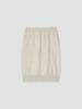 Tinnit Frill Hem Cotton Knit Skirt_Oatmeal