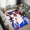 Harry Kane England Football Player Print Area Rug, Non Slip Floor Carpet for Living Room Bedroom, Soccer Fan Home Decor Mat
