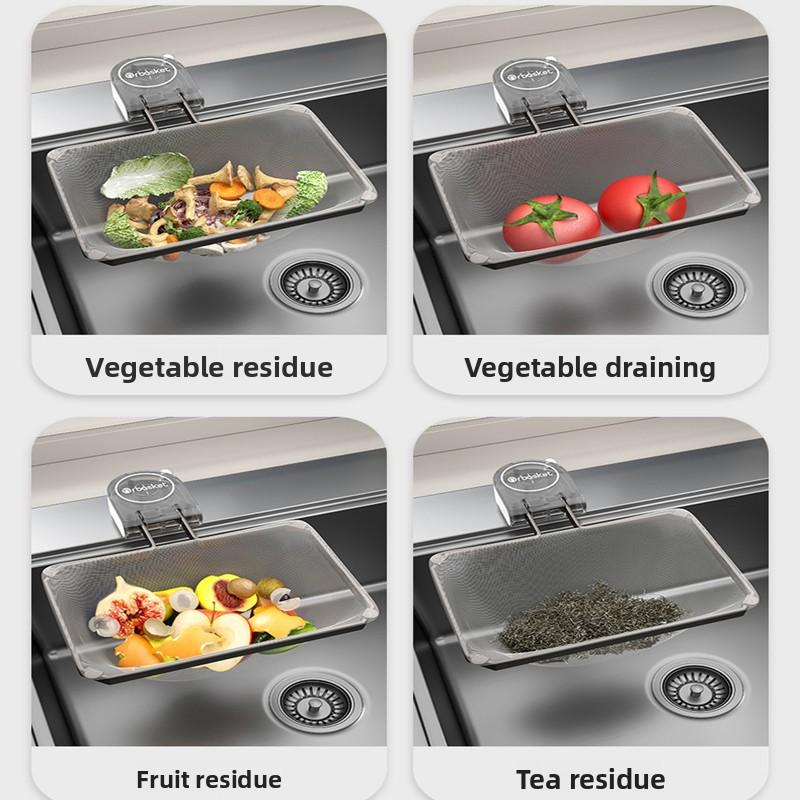 Disposable Leftover Food Rack with Sink Filter for Draining Water Simple Accessories Kitchen Sink Filter Leftovers Sink Filter