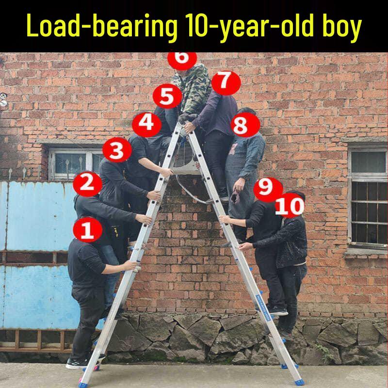 Compact Multi-Functional Aluminum A-Frame Ladder