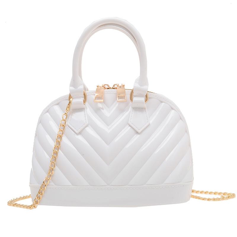 Spring And Summer Jelly Bag, Foreign Style Children'S Bag, Trendy And Portable Shell Bag, Simple Casual Fashion Messenger Bag