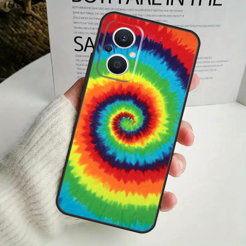 Trippy Tie Dye Hippie Art Phone Case For OPPO Reno 14F 12F 12 11 13 F 10 Pro 8T 7 8 Lite OPPO Find X9 X8 X6 X5 Pro Cover