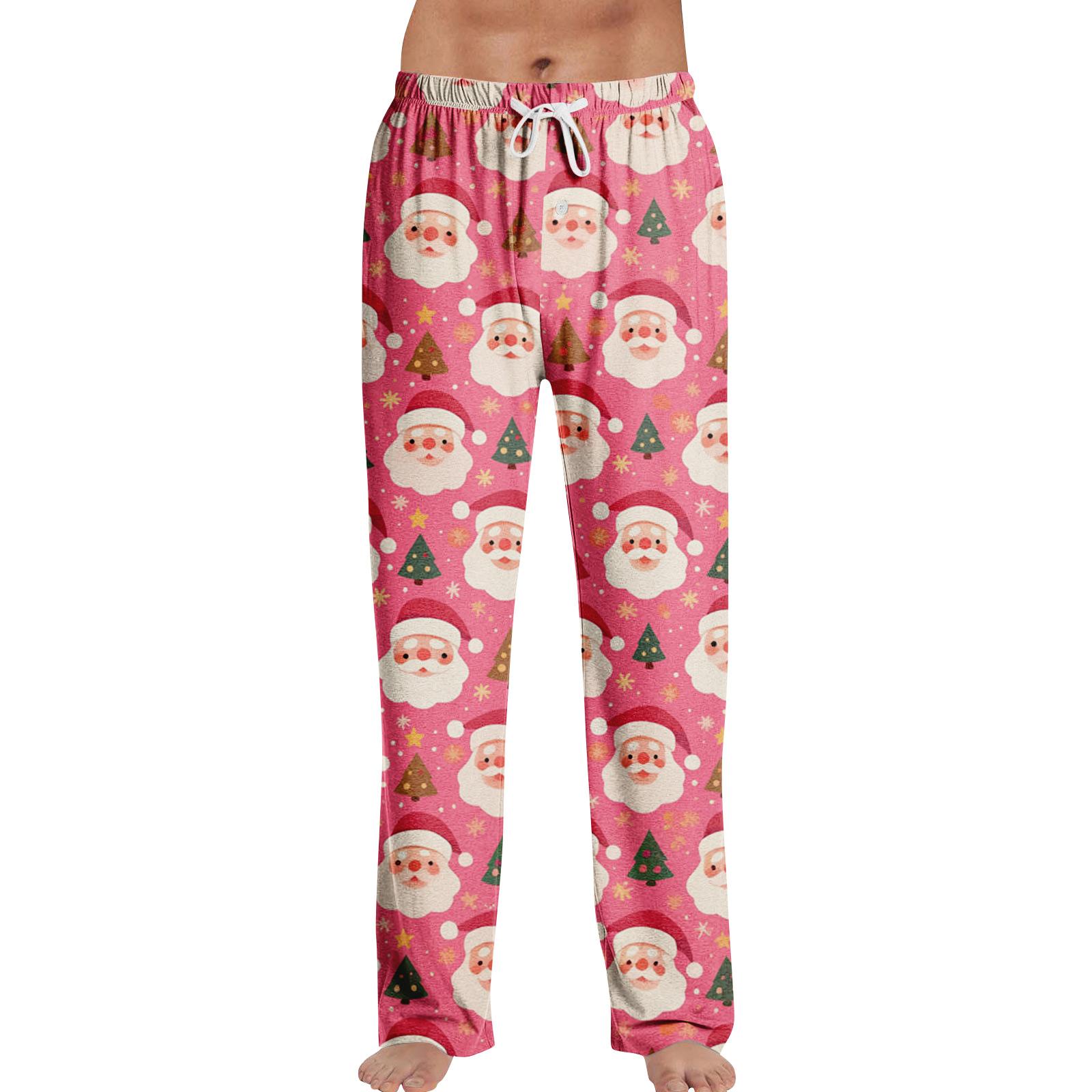 

Anime Pajama Pants Sleepwear Casual Drawstring Elastic Waist Pants Comfy Straight Yoga Loose Trousers XL