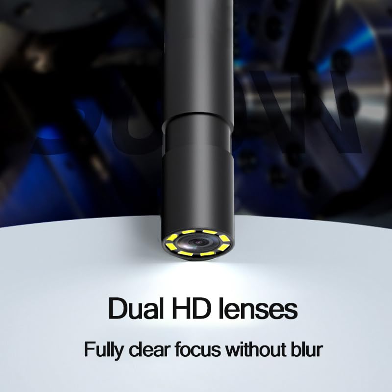 Endoscope Camera with Light iPhone: 1920P HD Borescope with 6
