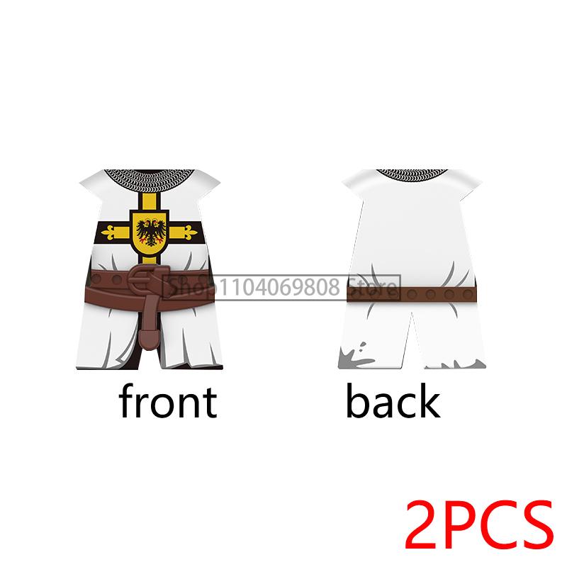 Medieval Castle Soldier Military Accessory Building Blocks Dragon Black Eagle Knight Figures Shield Spear Armor Army Bricks Toy