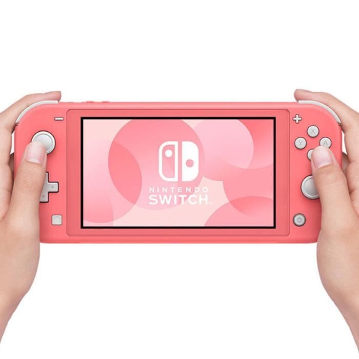 Console Portable Nintendo Switch Lite • Corail + Animal Crossing: New Horizons (Téléchargement)
