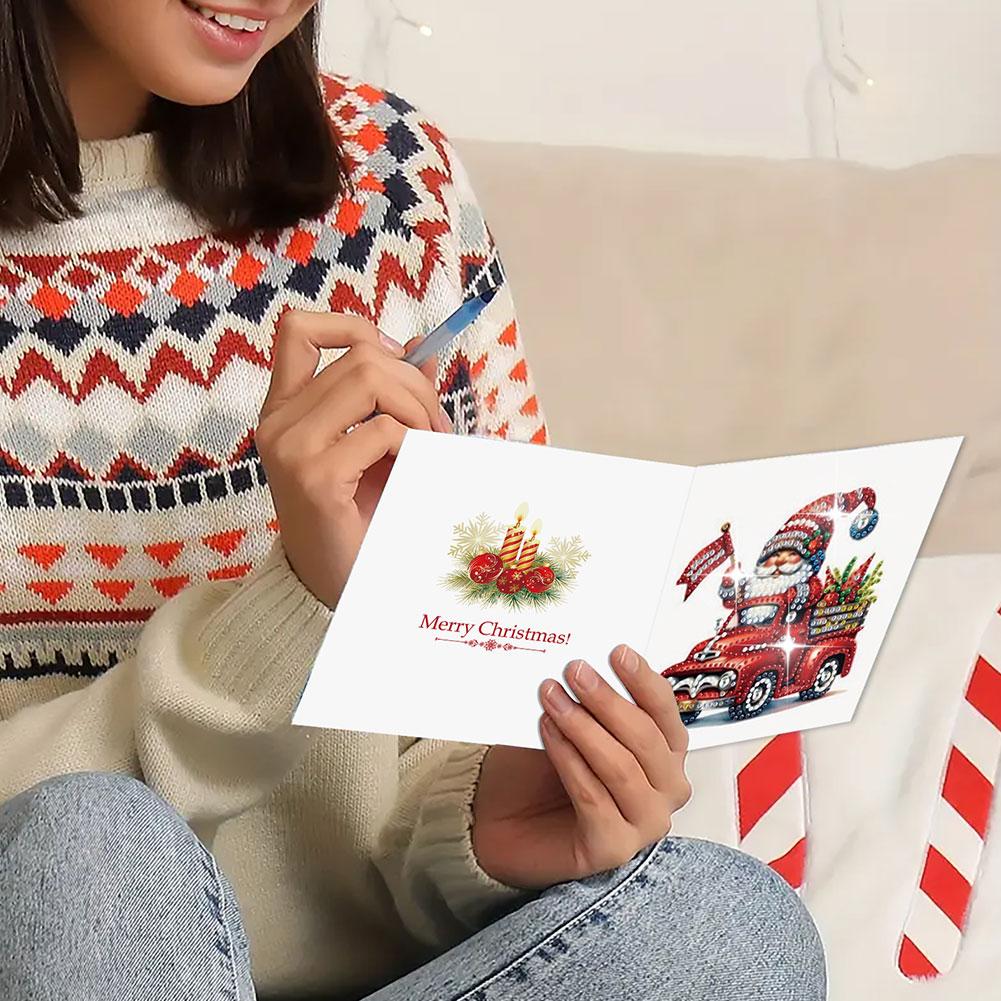 Six Diamond Art Greeting Cards Greeting Card Kit DIY 5D Card Greeting Diamond P4A4