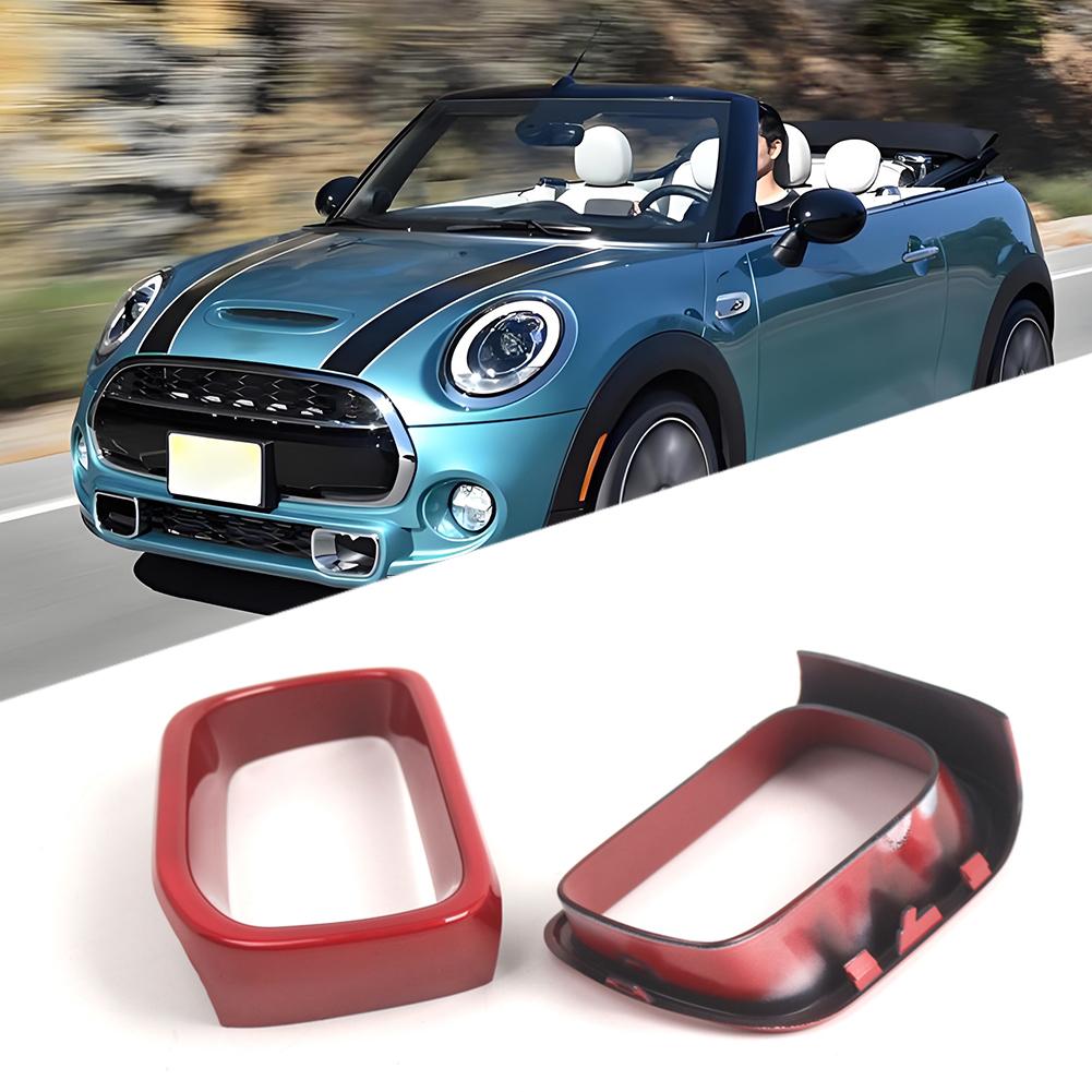 2 Stück Frontstoßstange Kühlergrillabdeckung Auto Außen Frontgrill Einsatz Lufteinlass Auslass Abdeckung Zierleiste 51117337809 für BMW Mini F55 F56