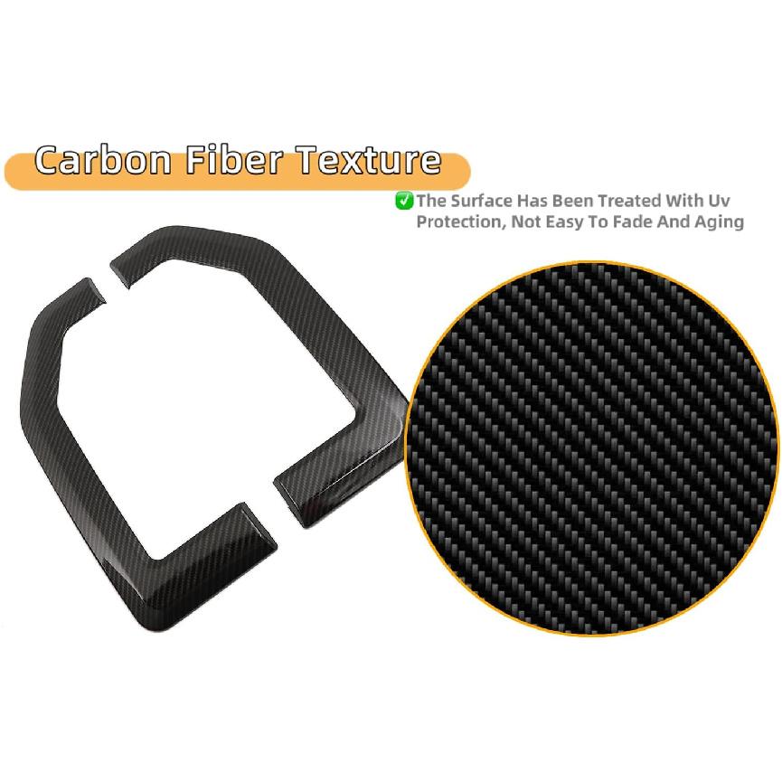 Fender Emblems Trim Compatible with Ford F250 F350 F450 2015 2016 2017 2018 2019 2020 Fender Vents Side Vent Cover Black Carbon Fiber Look Badges