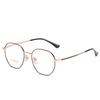 Black Full Frame Anti-Blue Light Prescription Glasses for Myopia - Unisex, Round Face.