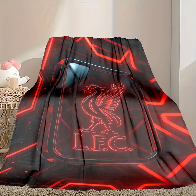 1pc Snug Liverpool FC Blanket, Lightweight & Durable Print Blanket, Perfect for Home, Couch, Bed, Picnic, Travel, Office