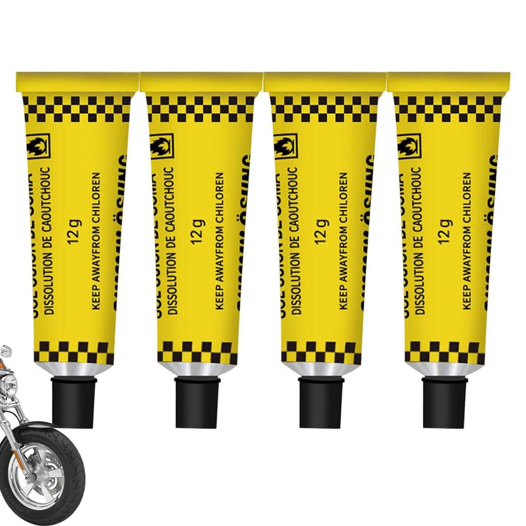 Spare Rubber Cement for Tire Repair Kit 4 X 12g