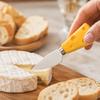 Stainless Steel Cheese Knife Set Including Cheese Fork Butter Spreader Steak Knife and Pizza Cutter with Pointed Blade for Kitchen Use