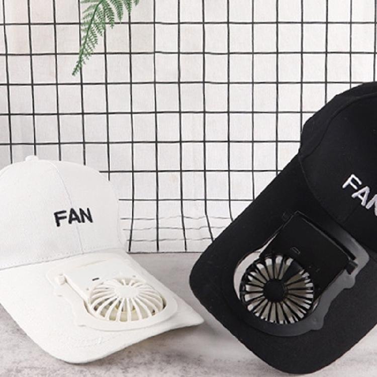 Summer Outdoor Sports Baseball Cap USB Charging Cooling Fan Adjustable Dad Hat