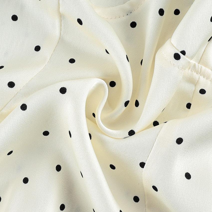 Spring And Summer New Polka Dot Lace Camisole Top European And American Style Versatile For Commuting Women'S Top