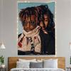 Jjuice Wrld Flags Wall Hanging Background Art Banner For Bedroom Home Outdoor Decor