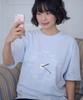 AMBLER Sleep Clock Graphic Short Sleeve T-Shirt As1319 (Blue)