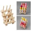 Portable 12-Spools Wooden Thread Holder Sewing & Embroidery Thread Rack & Organizer Thread Rack for Sewing Compact Size