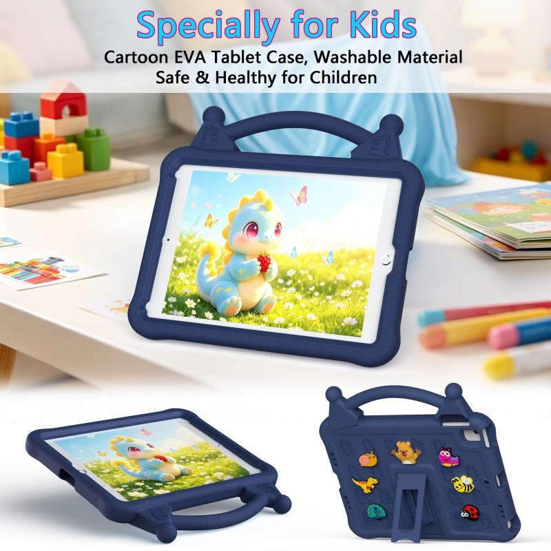 Cartoon Animal Soft TPU Case IPad Air 2 Pro 9.7 Inch With Kickstand Shockproof Full Cover