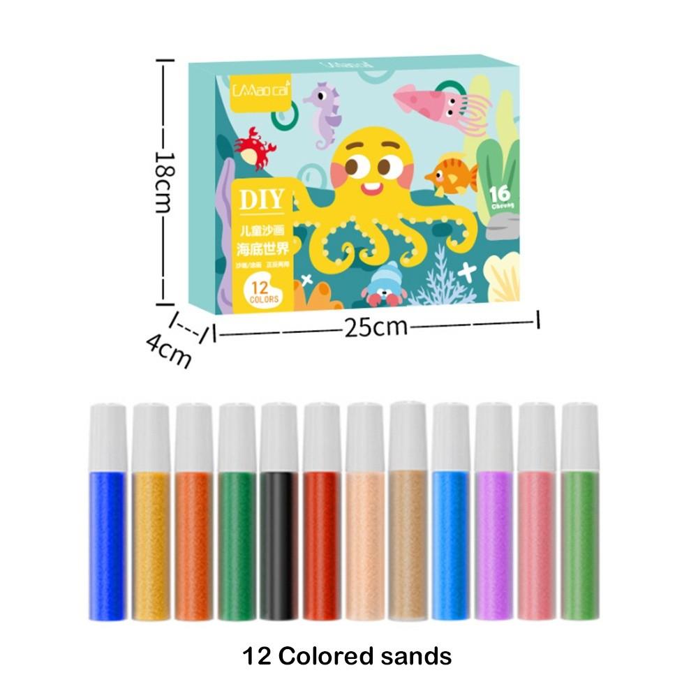 DIY Sand Art Pictures Art Pictures Sand Painting Crafts New Kids Handicrafts