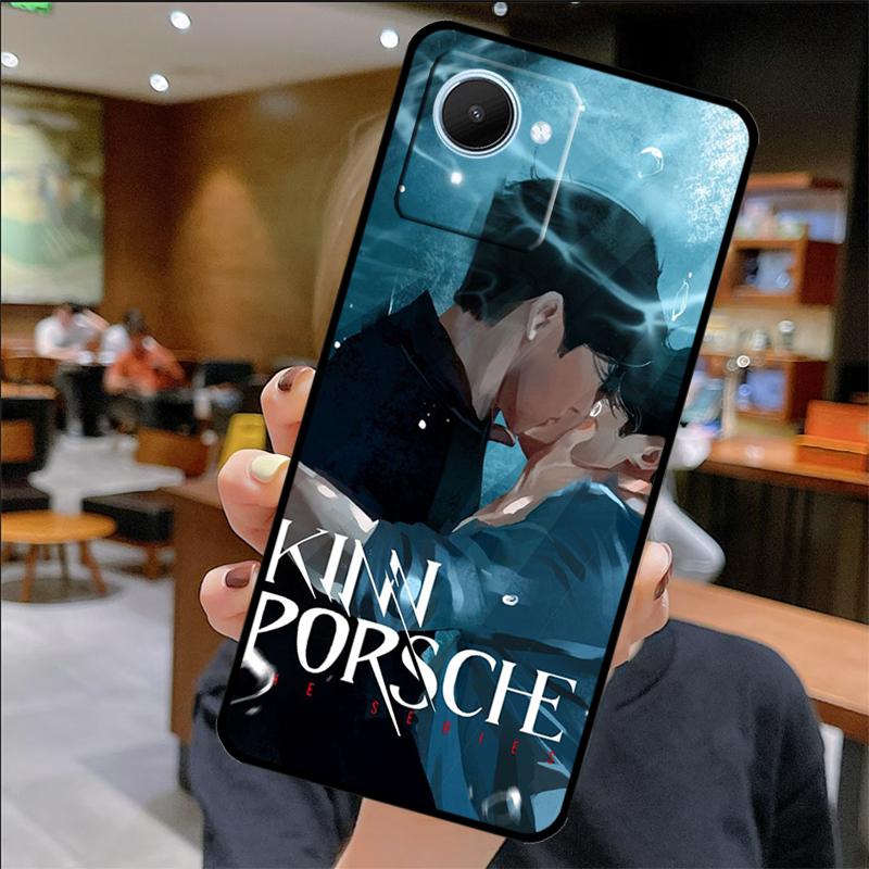 KinnPorsche The Series Case For Realme C75 C67 C61 C55 C53 C51 C21Y C25S 10 11 12 13 14 Pro Plus GT 6T 6 5 GT7 Pro