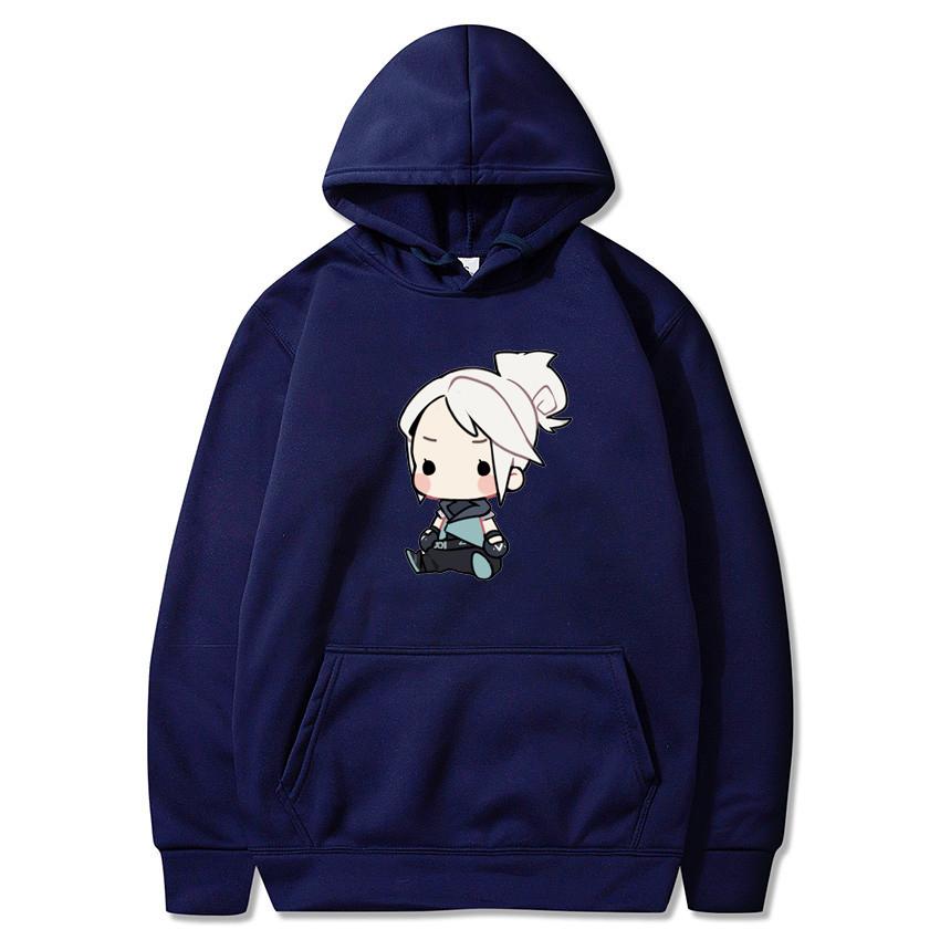 New VALORANT Hoodies Anime Cartoon FPS Game Print Streetwear Unisex Women Fashion Oversized Sweatshirts Hoodie Pullovers Tracksuits