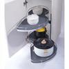 Magic Corner Cargo Basket Corner Right Kidney Anthracite Chrome 900