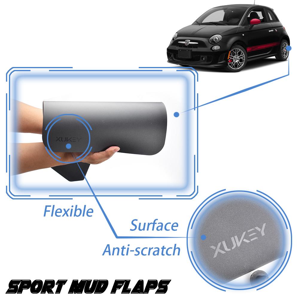 מגני בוץ מירוץ לפיאט 500 500C 500L 500X abarth Hatch/Hatchback אדום/שחור מגני בוץ מגני בוץ מגני בוץ פגוש