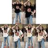 Streetwear T Shirt For Women With Cotton Fabric And Vintage Print For Casual Spring Summer Wear