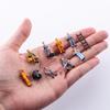 Railway Model Figures - 25-Piece Set of Miniature Workers and Miners for Train Scenes