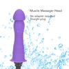 Muscle Massager Head Waterproof Silicone Replacement Head Attachment for   Tissue Massager Purple